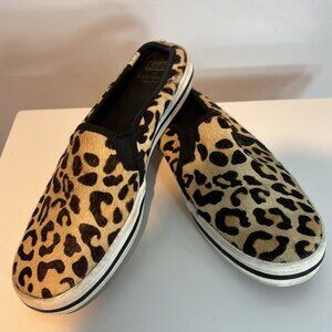 Keds for Kate Spade Animal Print Slip On Comfort Mule Slides Size 8.5